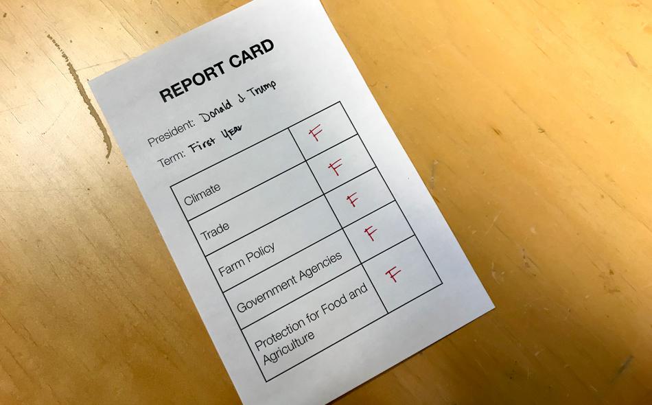 Trump report card