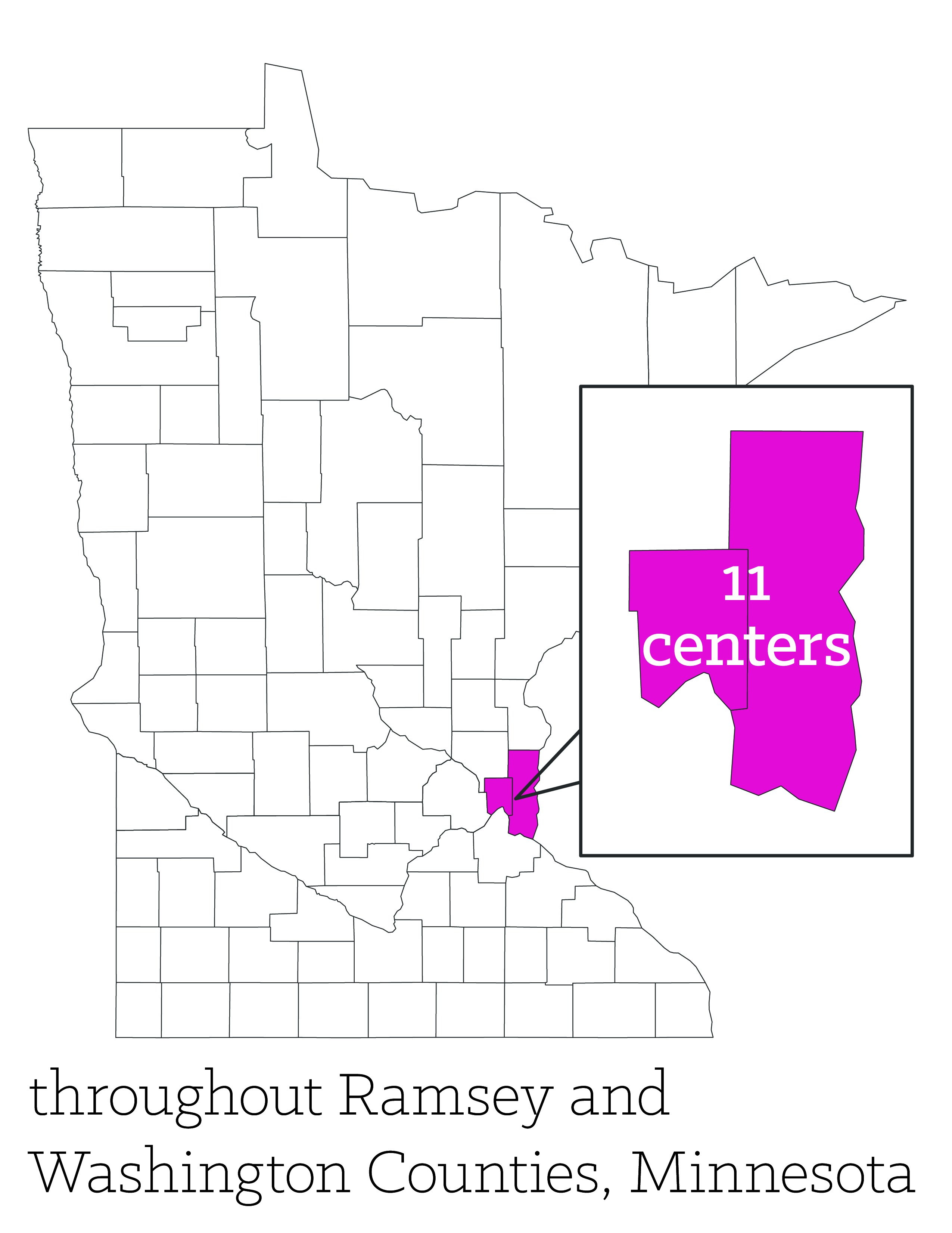 Community Action Partnership of Ramsey and Washington Counties locations in Minnesota