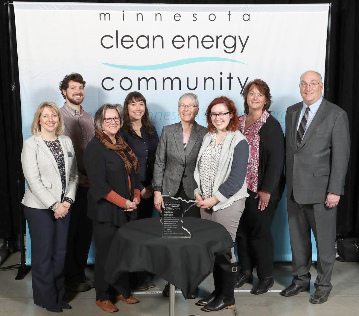 Winona wins clean energy community award