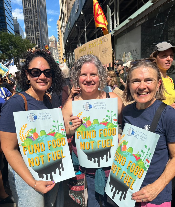 IATP at the March for Climate Justice in NYC. 