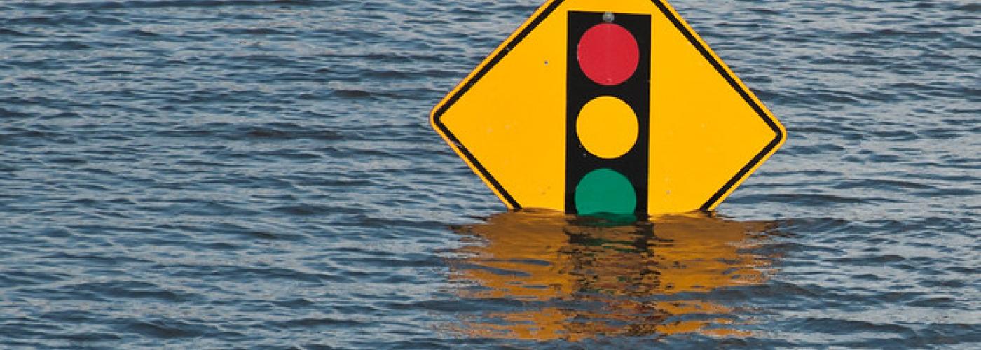 Iowa Flood Sign