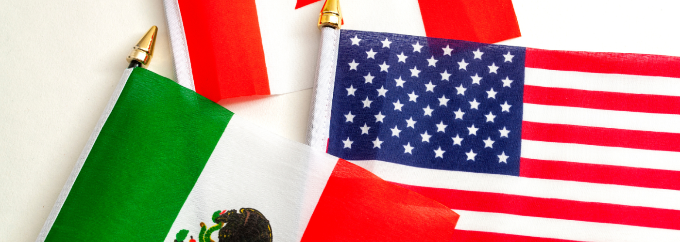 North American flags