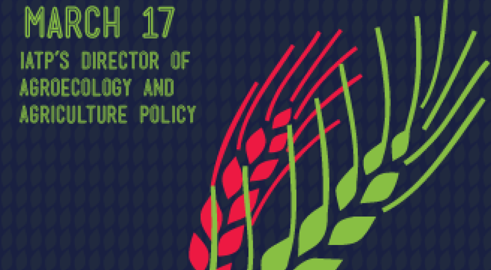 Food Sovereignty Series:  Dr. Jahi Chappell, IATP’s Director of Agroecology and Agriculture Policy
