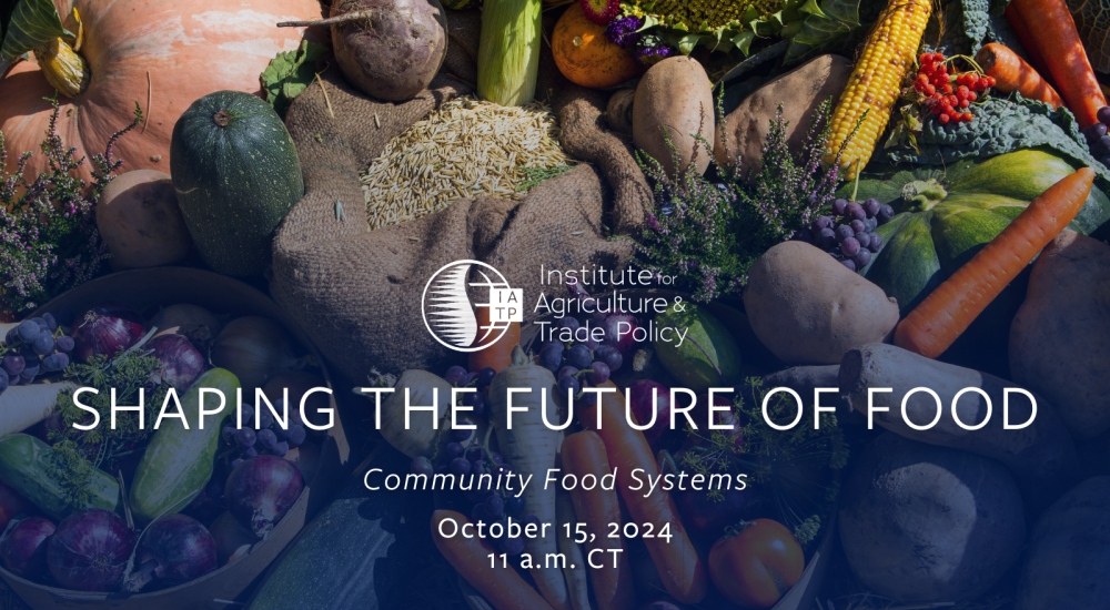 Shaping the future of food: Community Food Systems