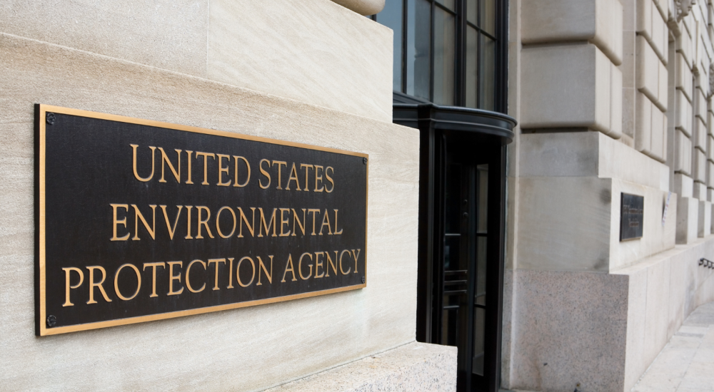 Environmental Protection Agency building sign