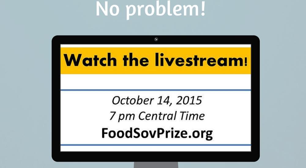 Livestreaming of the 2015 U.S. Food Sovereignty Prize