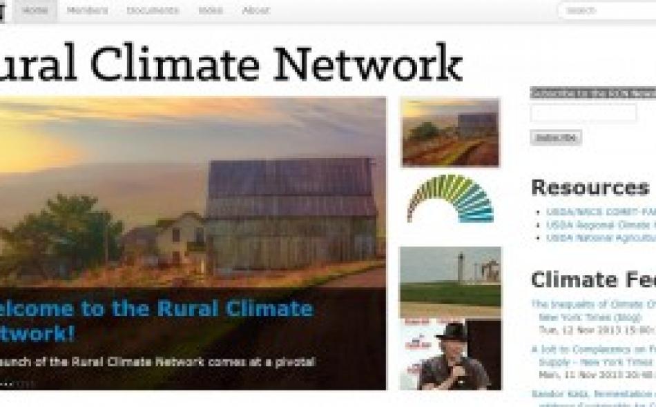 A rural response to climate change: Introducing the Rural Climate Network