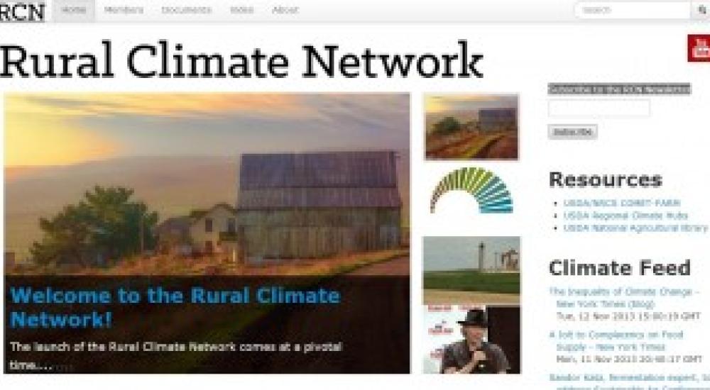 A rural response to climate change: Introducing the Rural Climate Network