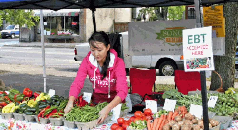 Farmers markets and food support: An idea whose time has come