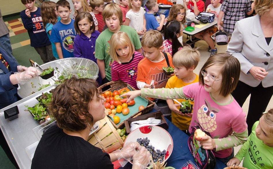 Over a half million students statewide offered farm-fresh, local food last year