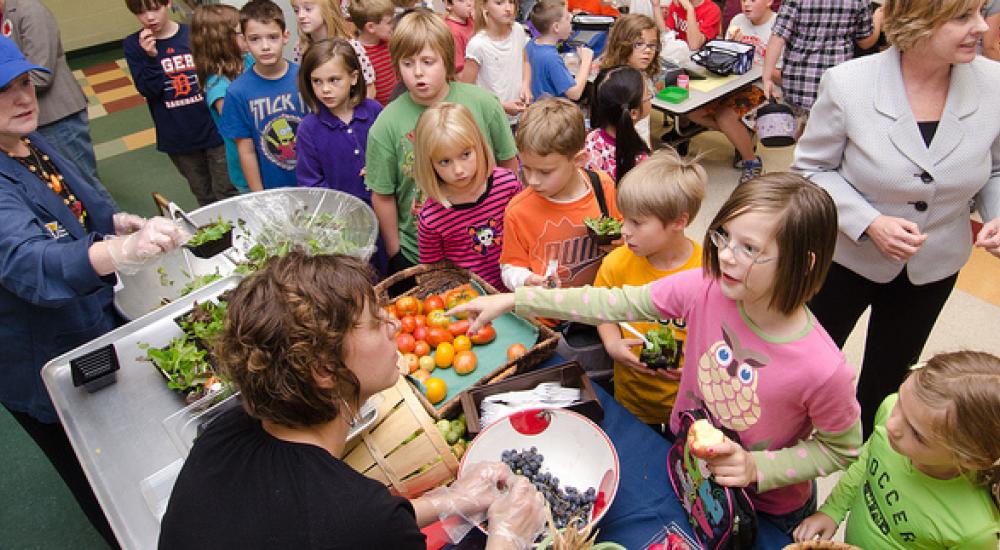 Over a half million students statewide offered farm-fresh, local food last year