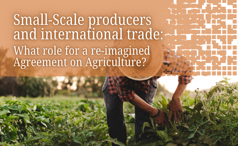 Small-Scale producers and international trade: What role for a re-imagined Agreement on Agriculture?