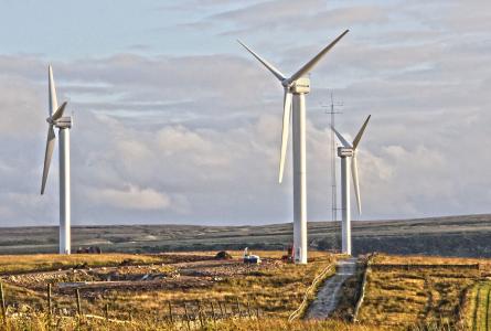 wind turbines