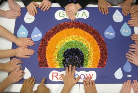 Tri-County Head Start rainbow activity