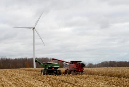 farm prairie windmill wind harvest 