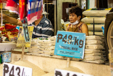 Rice vendor in the Philippines by Paul Ricafrente